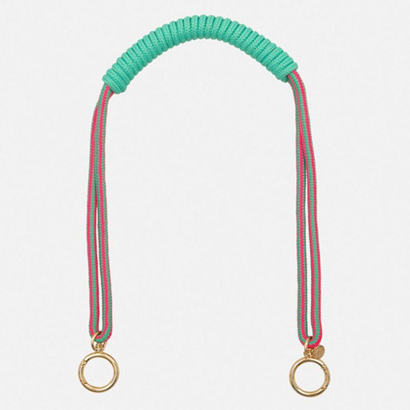 

XIMDOMADO Ремешок для сумки макраме - Розовый и Мятный Pink & Mint