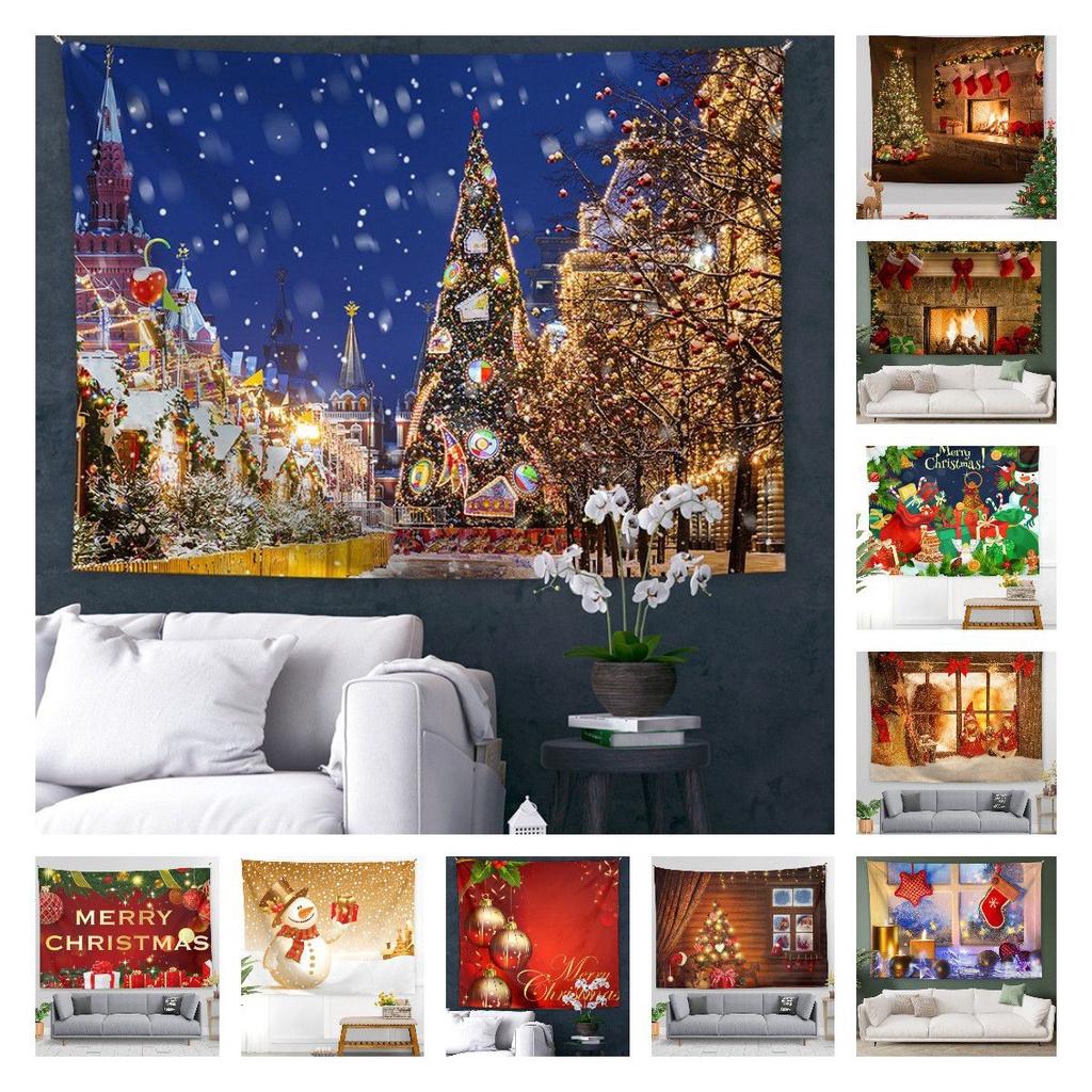 Festive Christmas Tapestry Background Cloth For Party Decor And More