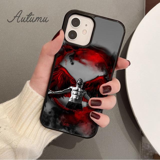 Lucifer TV Phone Case for iPhone 11 12 13 14 Pro Max Mini X XR XS SE 2020 5 6S 7 8 Plus Samsung Galaxy S21 S22 Cover Shell