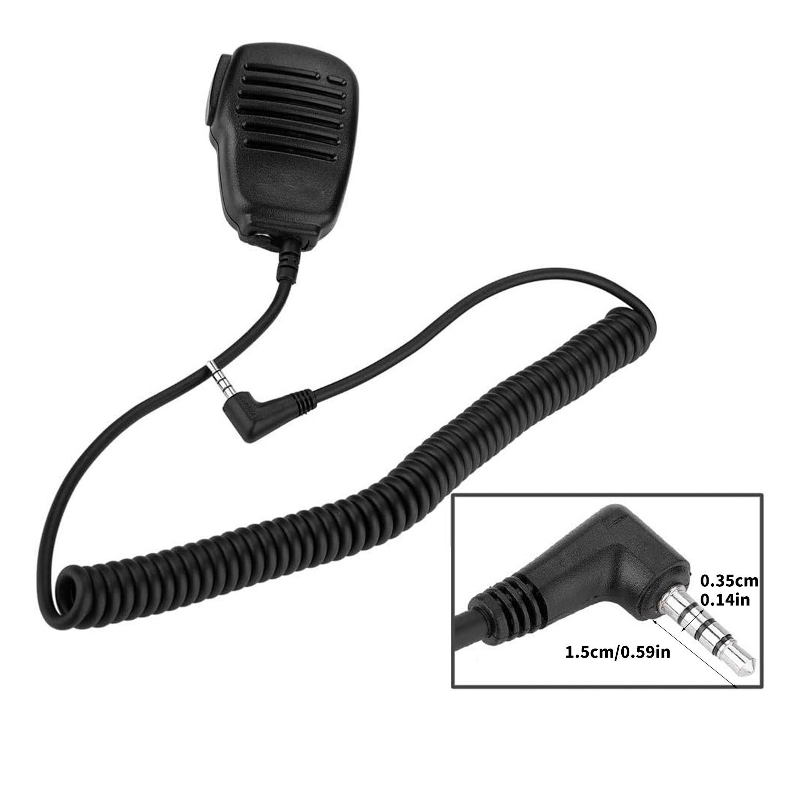 

Replacement Walkies Talkies Speaker Mic for VX-10/110/130/131 Handheld PTT Speaker Microphone Two Way Radio Accessories 1