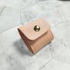 1/3Pcs Jewelry Storage Bag Earring Organizer Solid Color Mini Size Portable Foldable Travel Jewelry Organizer Case with Buckle