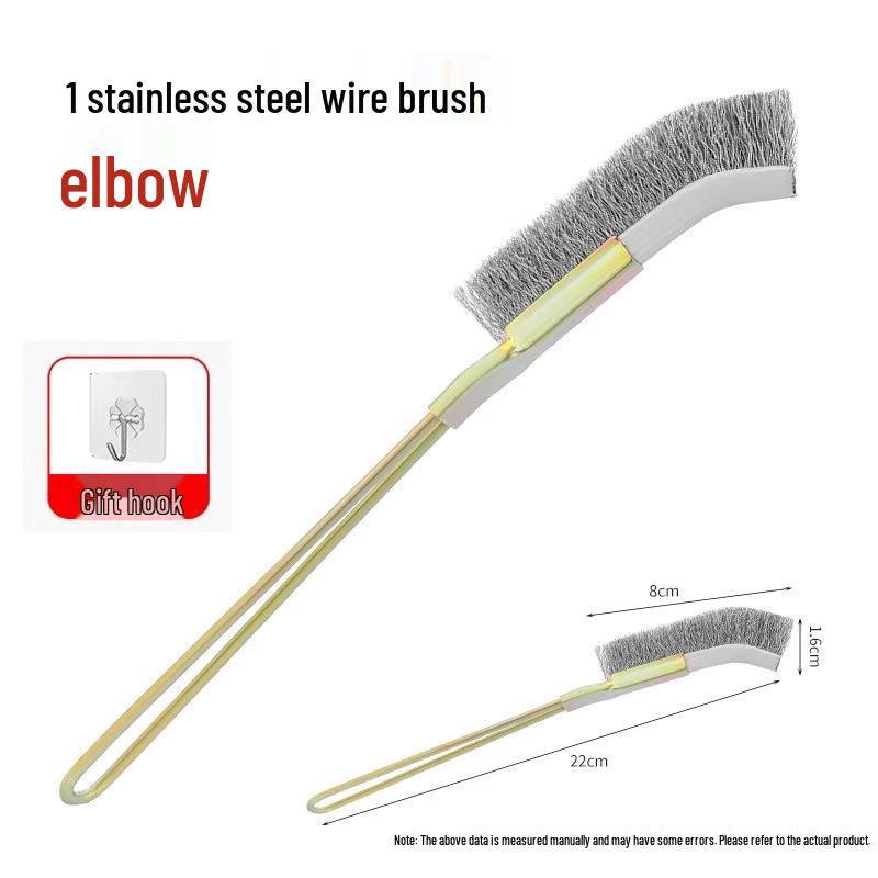Steel Wire Cleaning Brush with Handle for Grill and Kitchen Rust Removal