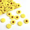 New Sunflower Nail Art Decorations Flat Bottom Realistic Mini Nail Decorations Handmade DIY Hair Clips Earrings Accessories