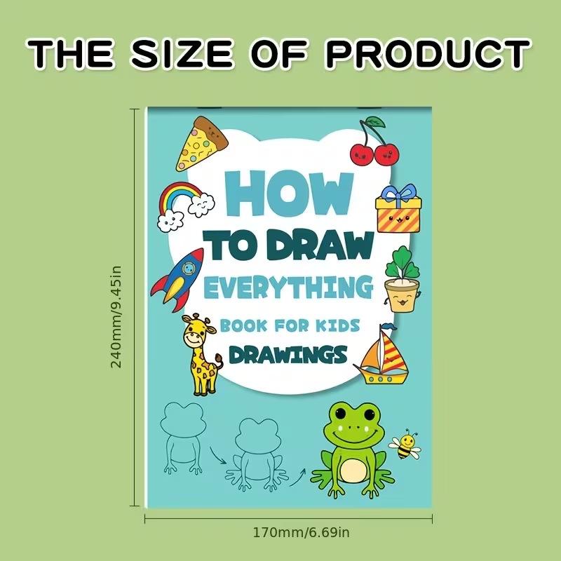 Книга «200+ шагов к рисованию» - Как рисовать все для любителей живописи Руководство по рисованию Подарки на день рождения