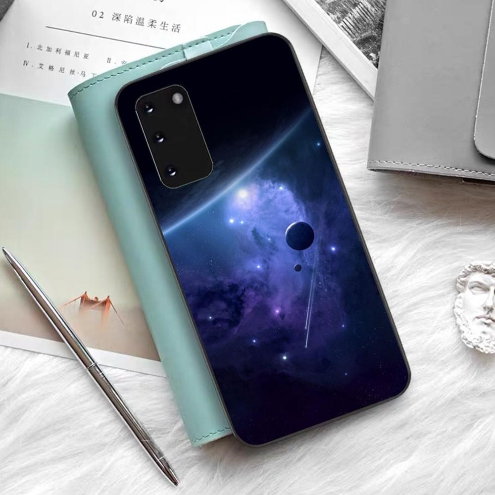 

Space Universe Galaxy Phone Case Silicone PC+TPU For Samsung S10 20 30 22 23 24 Plus Lite Ultra Cover Samsung S22 5g