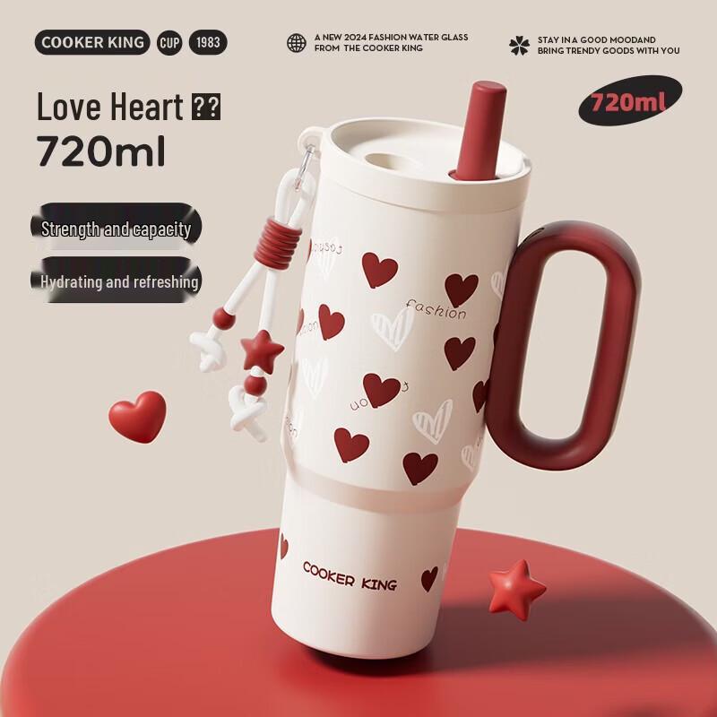COOKER KING 720ml Twilight Insulated Straw Tumbler