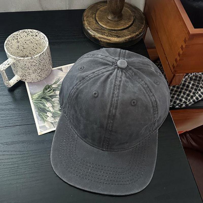 Vintage Baseball Cap Snapback Hats For Women Men Unisex Classic Solid Color Soft Hat Street Style Hip Hop Caps Women