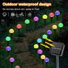 15 LED Solar Bubble Ball Lawn Lights Waterproof Solar Pathway String Light for Outdoor Garden Patios Trail Lighting Decoration