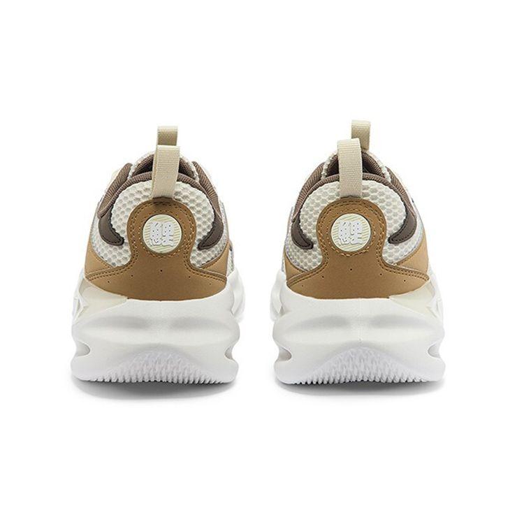 Mizuno KOI 1.5 Unisex Low Top Casual Running Shoes White Brown Fabric Synthetic Leather D1GH220405