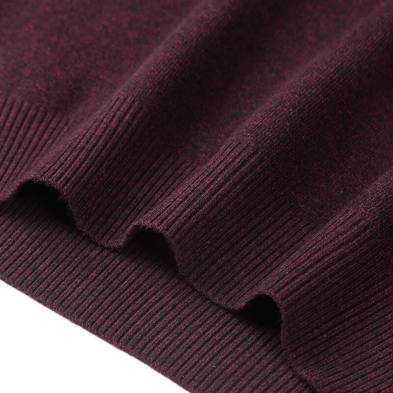 MONTAGUT Men's Warm Wool Blend High-Neck Sweater