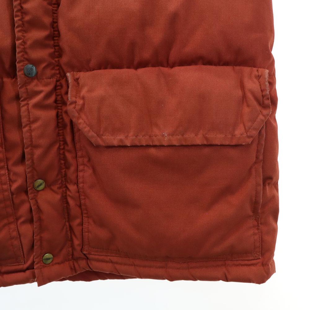CAMP7 80s Vintage Decathlon Down Jacket S Orange Series Men's Used