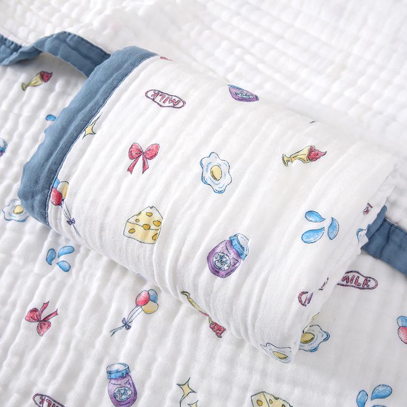 Soft Cartoon Baby Bath Towel: Pure Cotton, Skin-Friendly, All-Season, Universal Fit