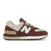 574 Legacy Burgundy Angora Unisex Sneakers Red U574LGRB