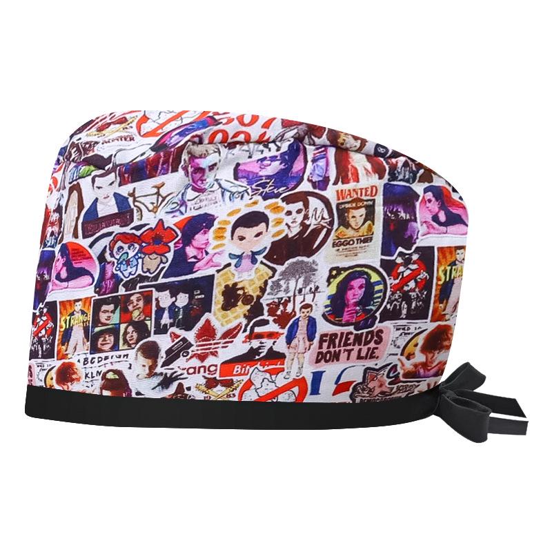 Women's Cotton Surgical Cap - Tie-up Medical, Dental, Salon, and Chemotherapy Head Coverings