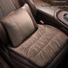 Plush All-Season Car Seat Cushion Set: Includes Single, Three-Piece Set, and Lumbar Support for Universal Fit.