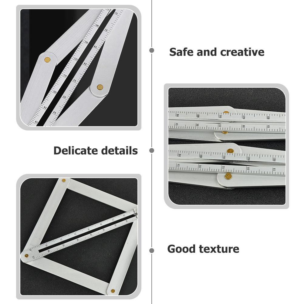 High Accuracy Stainless Steel Protractor Angle Finder Tool for Woodworking Miter Measuring Ruler Foldable Corner Gauge Angle