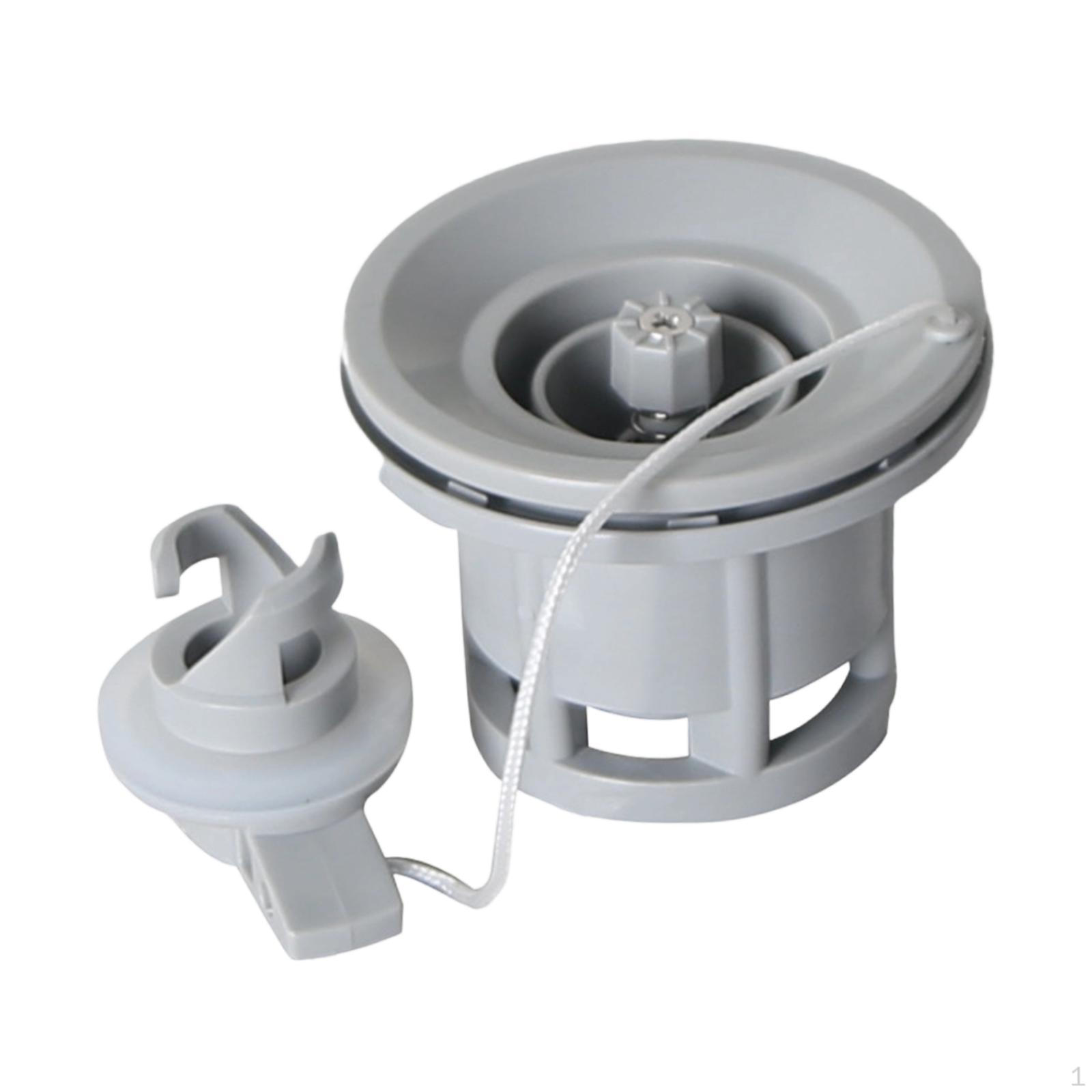 

8-Hole Inflatable Boat Valve Cap, Easy Installation, Lightweight, Professional, Direct Replacement, сірий колір