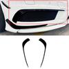 Car Front Bumper Lip Splitter Spoiler Fog Lamp Spoiler Cover Trim For Mercedes-Benz A Class W176 AMG 2013-2015 B