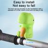 Cartoon Bike Bell Cute Squeeze Bicycle Horn Loud Clear Easy Installation On 0.87" Handlebars Bicycle Bell Lightweight Plastic Silicone Stretchable