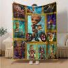 1pc. Cute Groot and Rocket Raccoon Framed Art Print Blanket, Perfect for Home Decor, Office Use, Outdoor Activities, and Gift Ideas (80x120 cm)