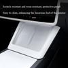 Wireless Charging Decorative Frame for Tesla Model Y Juniper 2026 Central Control Silicone Pad Interior Panel Car Accessories