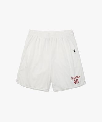 Logo Mesh Shorts White