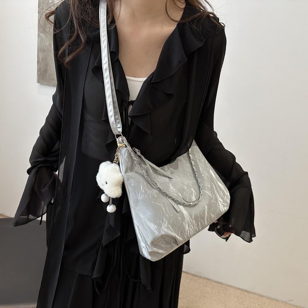 Street Style Tote Bag With Pu Material For Casual Daily Use