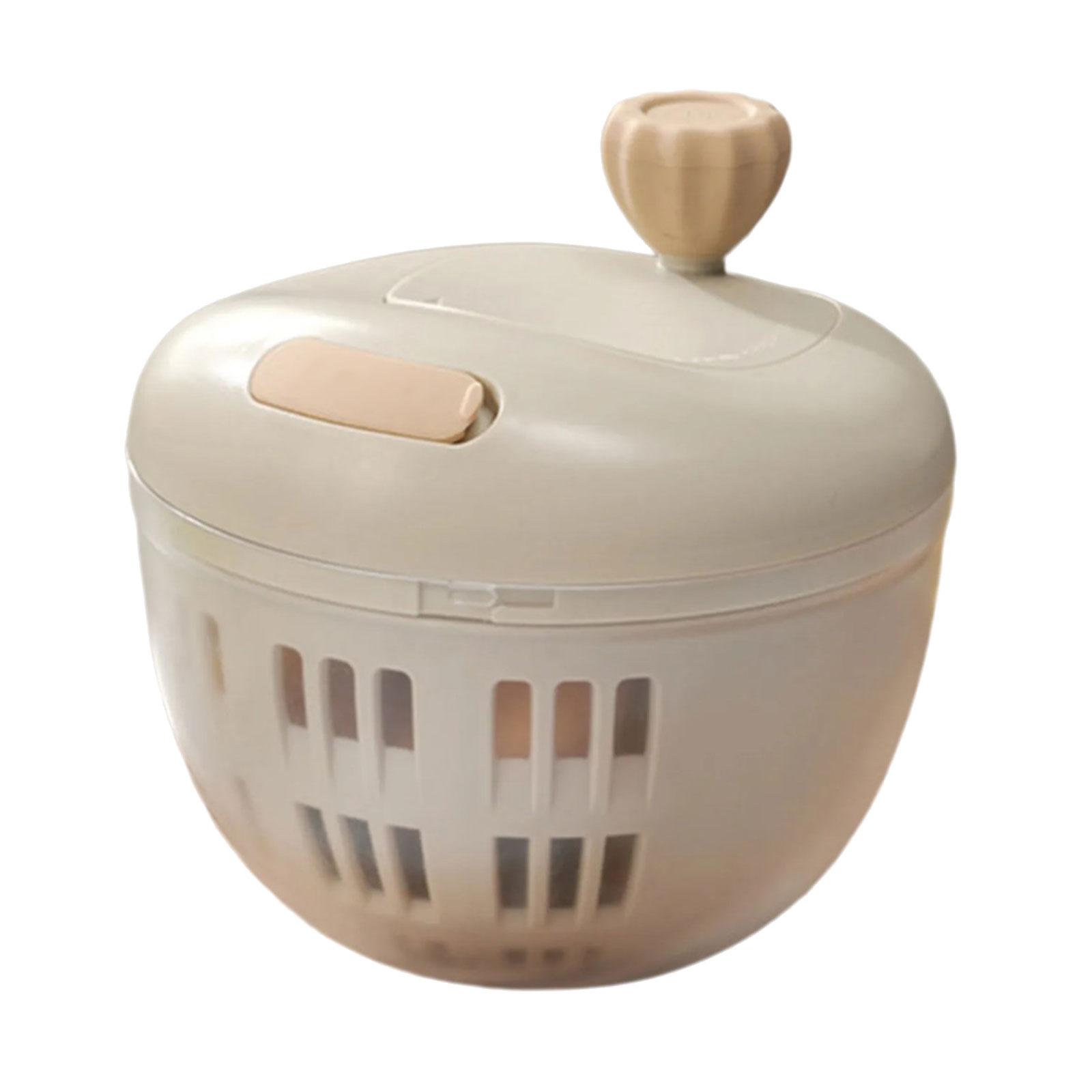 

Salad Spinner Lettuce Dryer Large Vegetable Dryer Dehydrator Kitchen Greens Drainer Strainer Tool Fruit Washer Enduring кофейный