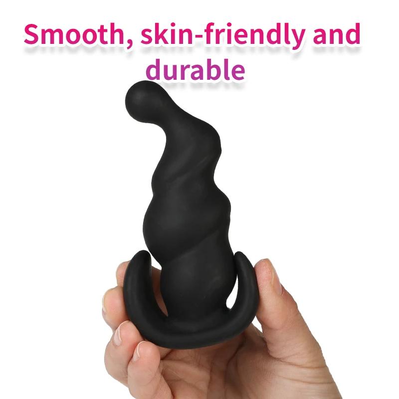 Wearable Anal Plug Dildo Realistic Butt Plug Sex Toys for Women /Men Masturbators Anal Toys Butt Plug Anus Pull Bead