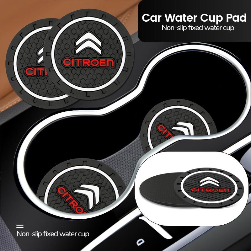 Car Anti-Slip Silicone Pad Water Cup Holder Drink Coaster Accessories For Citroen C2 C3 C4 C5 C6 C1 DS3 DS4 DS7 Xsara Berlingo aki256