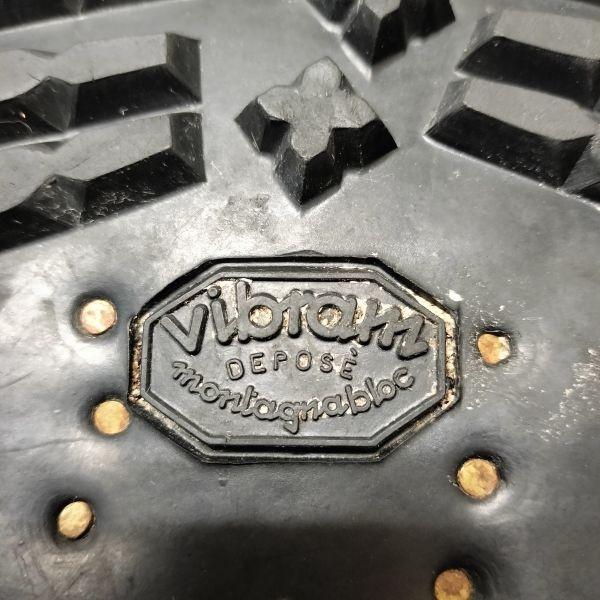 70s 80s Vintage SUB ZERO INSULATED Vibram Depose Montagna Block Work Boots Brown Size 26.5 27.0(USED)