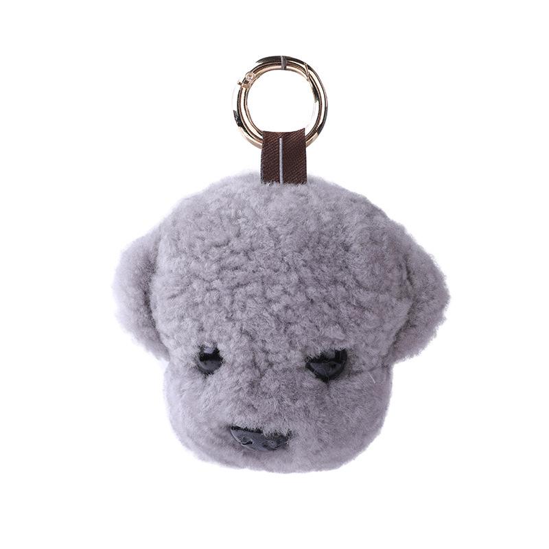 Cute Ella Bichon Teddy Dog Wool Keychain Bag Charm