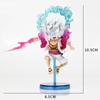 Vibrant Luffy Anime Statue In Sitting Pose Perfect For Serious Collectors And Fans