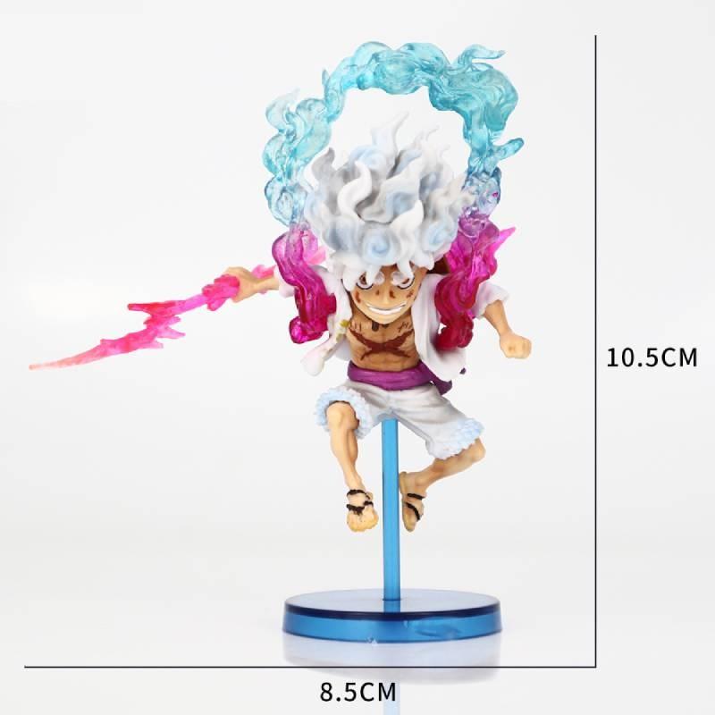 Vibrant Luffy Anime Statue In Sitting Pose Perfect For Serious Collectors And Fans