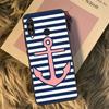 Stripes Anchor Boat Ship Wheel For Huawei Nova 11i 12i 3i 7i 8i 9 10 SE Y60 Y61 Y70 Y72 Y73 Y90 Y91 P20 P30 P40 Lite Case
