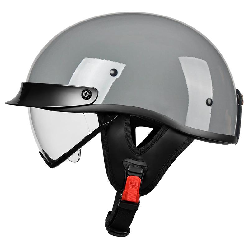 Hot Selling Motorcycle Helmet Half Face bicycle Motorcycle Helmet Detachable Cotton Lining Summer Half Helmet Factory Wholesale
