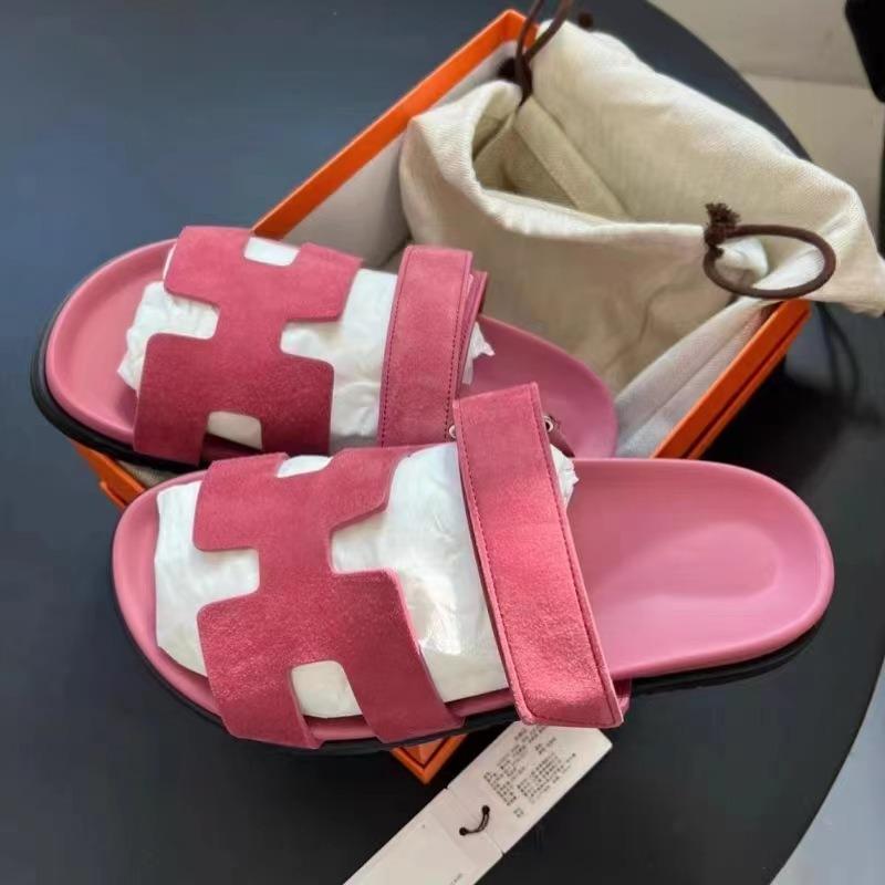 Sandales à semelles épaisses, fermeture Velcro grande taille, couleurs contrastées, adaptées aux chaussures décontractées pour femmes, polyvalentes et polyvalentes