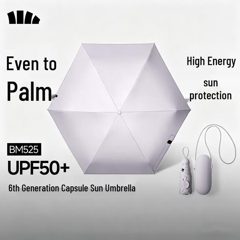 Banana Umbrella 5-Fold Capsule All-Weather UV Protection Umbrella