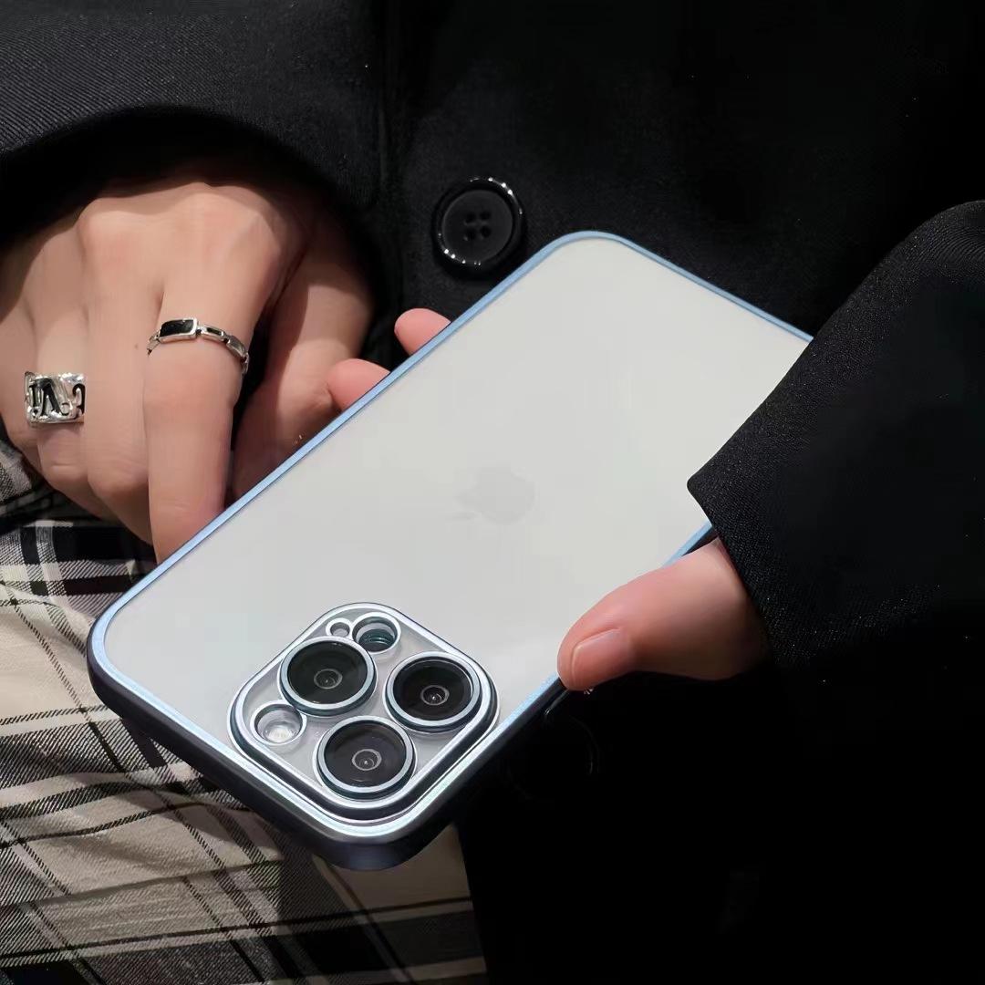 

Матовый оригинальный цвет с титановым покрытием iPhone 15, подходит для чехла для мобильного телефона Apple 16PROMAX 13 с защитной пленкой для объектива Apple 11Promax