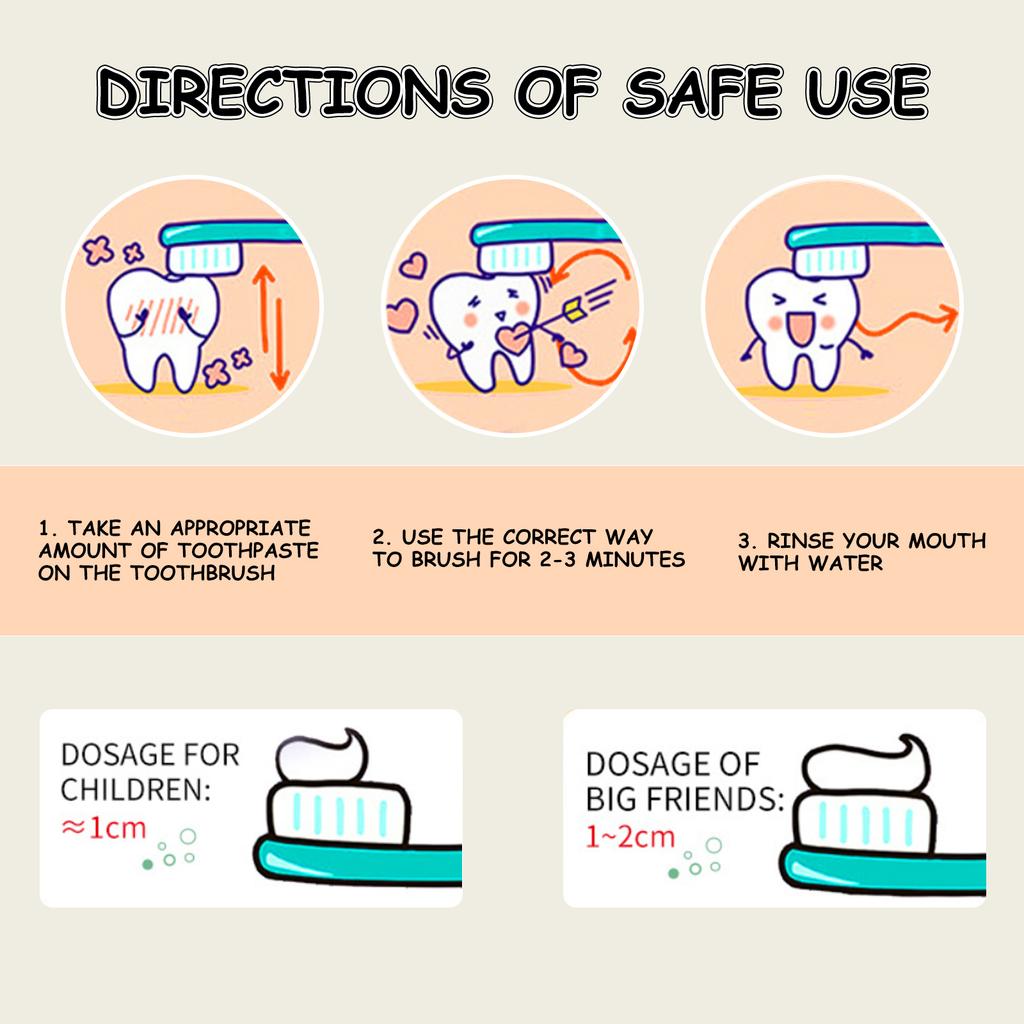 Xylitol Mint Toothpaste Teeth Yellow Stains Remover Oral Hygiene Cleaning Teeth Whitening Tool Fresh Breath Teeth Care