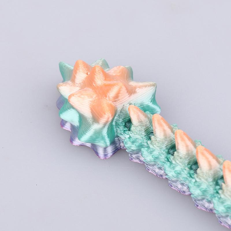 1 Piece Desk Ornament Toy New 3D Print Akatsuki Magic Dragon Model Multi-Joint Movable Creative Table Home Decoration Gift