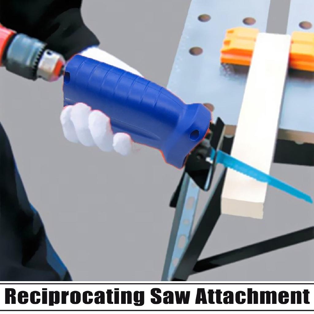 1Pcs Reciprocating Saw Attachment Convert Adapter For Cordless Electric Power Drill Wood Metal Cutting Trimming Tool