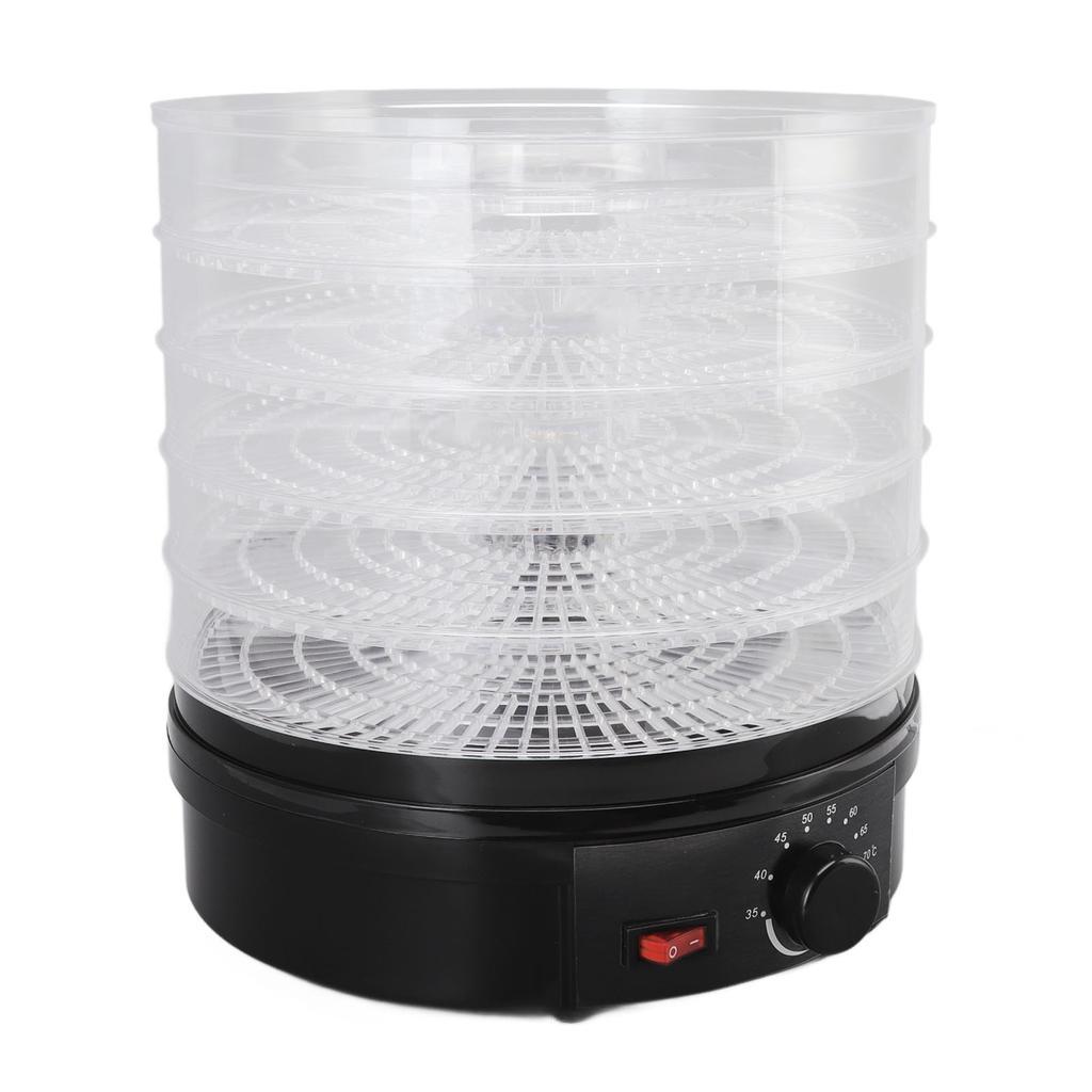 Food Dehydrator Black ABS Fruit Vegetables Meat Touch Control Food Air Dryer for Home