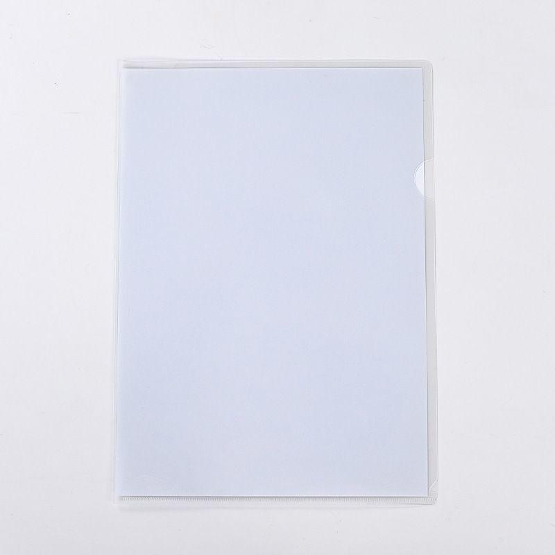 Transparent Colored A4L Thickened Two-Page Folder for Student Test Papers