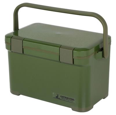 CAPTAIN STAG Cooler Box Jungle Cooler Capacità 20L Viene fornito con tappo di scarico e cintura con spallaccio Prodotto in Giappone Oliva UE-85