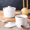 ZISIZ Ceramic Steamed Egg Stewing Cup Set
