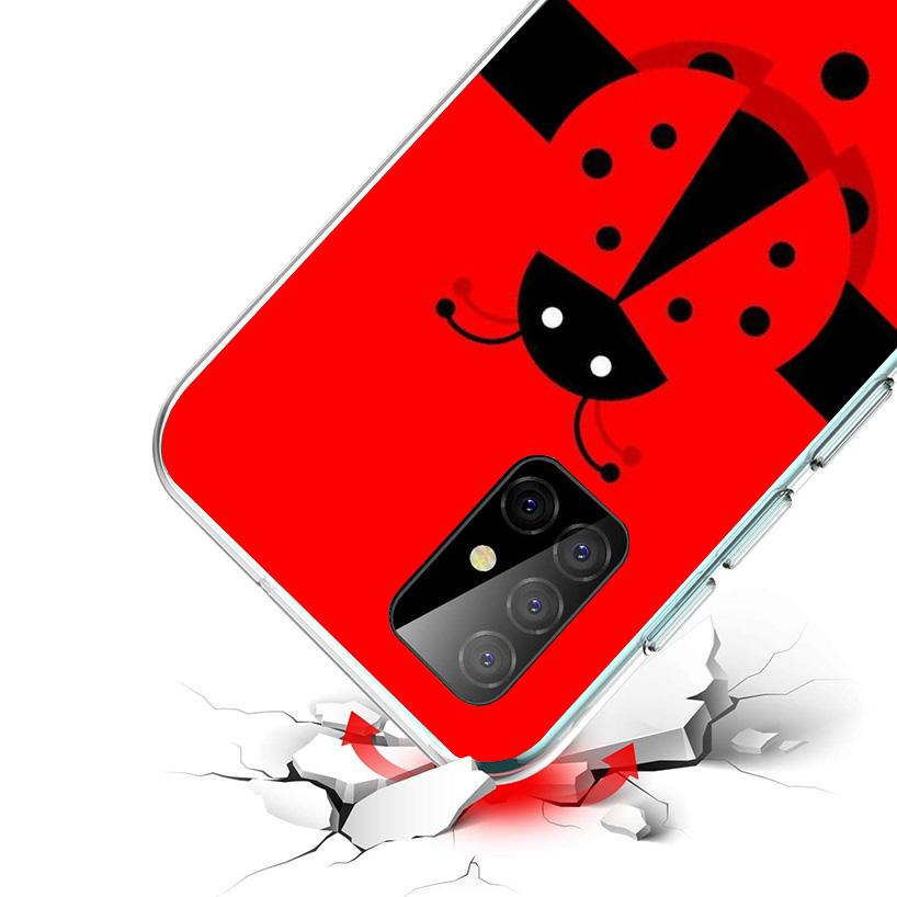 Insect Seven-Star Ladybug Phone Case For Samsung Galaxy A17 A37 A57 A16 A26 A36 A56 A15 A25 A35 A55 A14 A24 A34 A54 A13 A23 A33