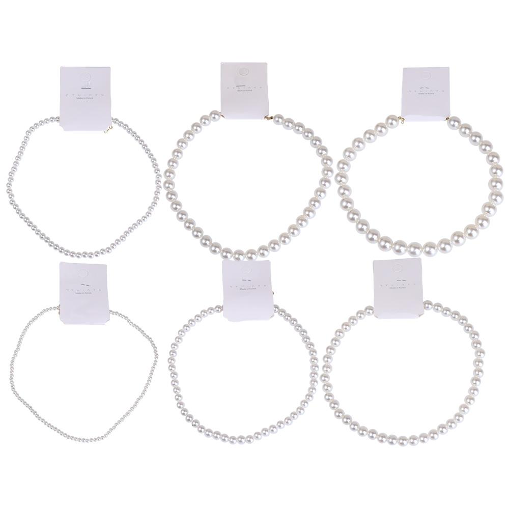 Jewelry White Pearl Baroque Women Clavicle Chain Korean Style Necklace Pearl Necklace Pearl Chokers