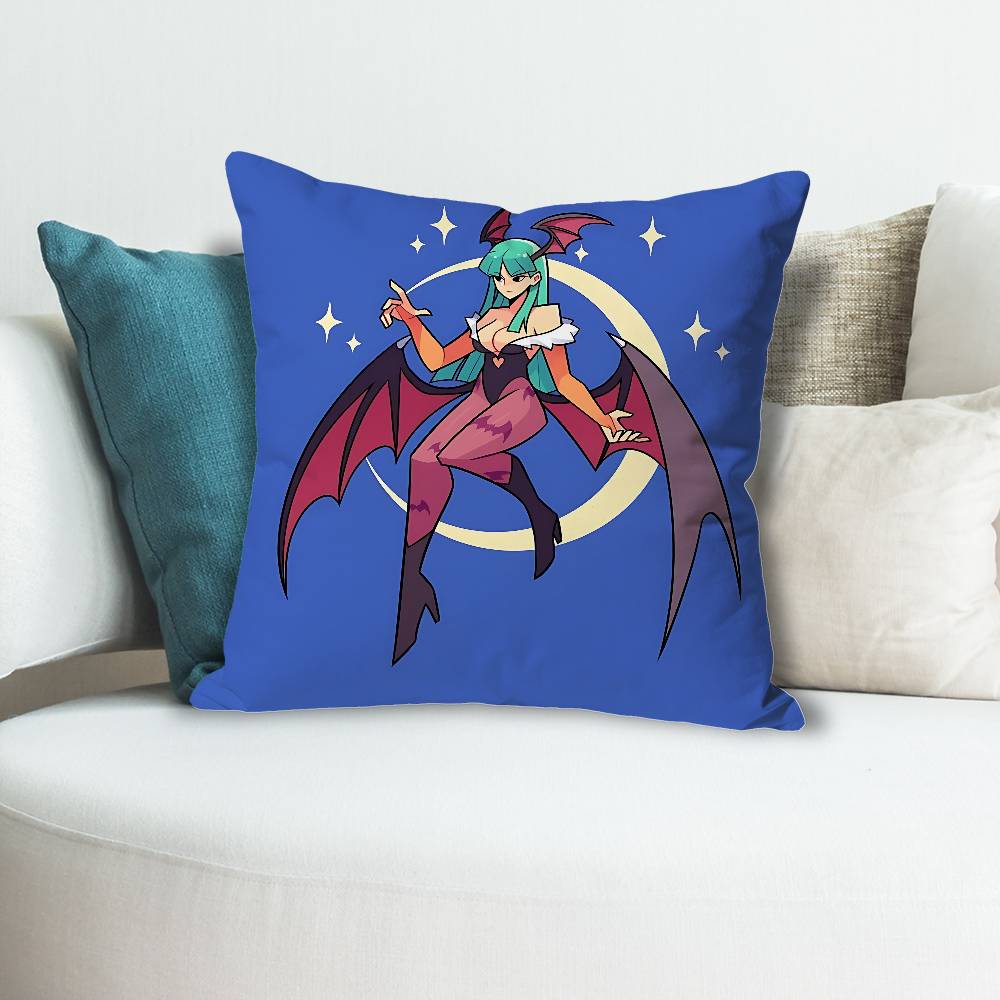 MMorrigan AAenslands Anime Celebrity Merchandise AllMatch Printed Pillow Case Sofa Car Office Room Decoration Protector