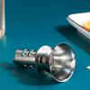 Steel Handheld Lemon Squeezer Manual Rotating Hand Press Juicer Tool Corrosions Resistant Kitchen Gadget Easy to Clean